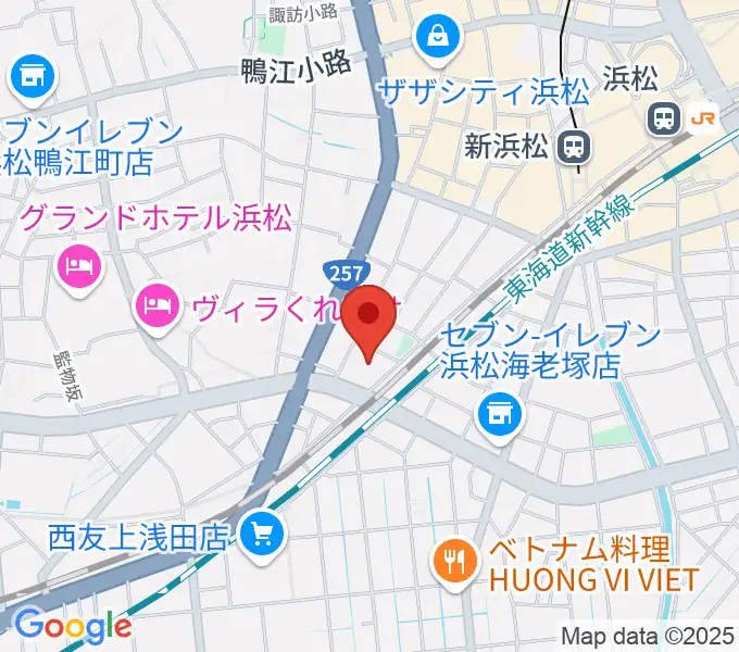 浜松市福祉交流センターの地図