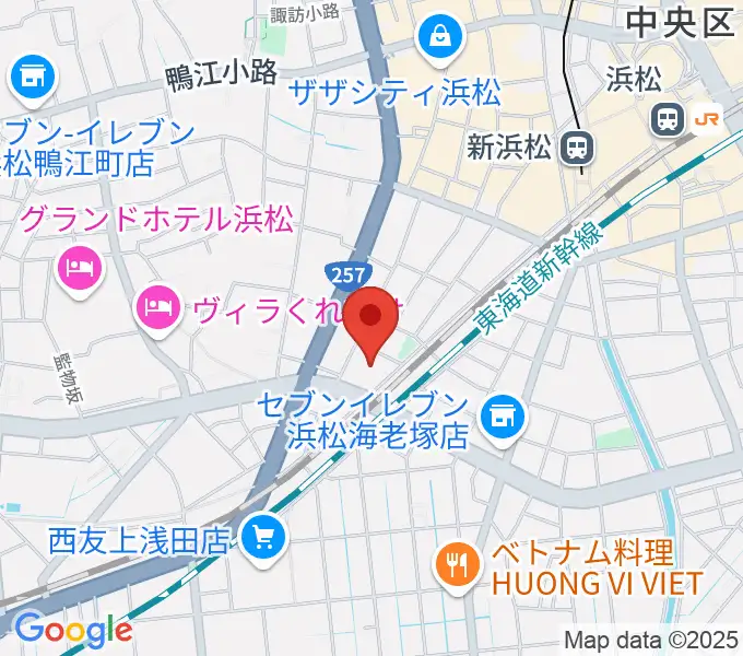 浜松市福祉交流センターの地図