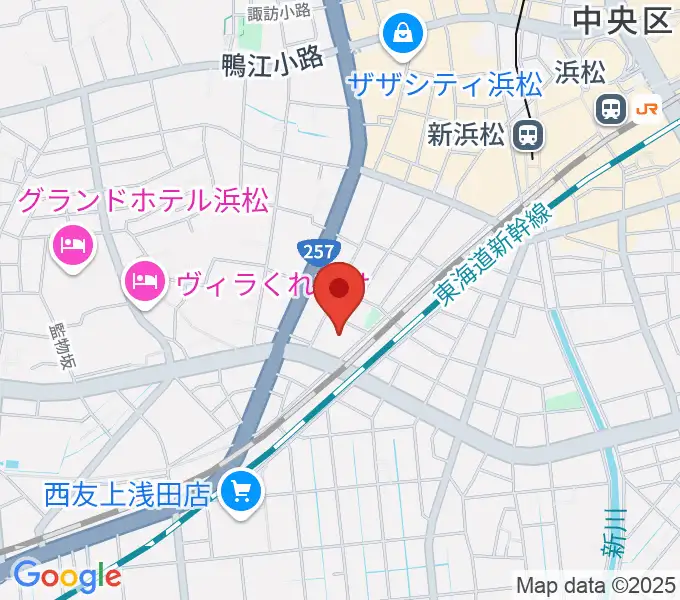 浜松市福祉交流センターの地図