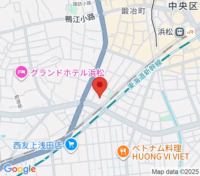 浜松市福祉交流センターの地図