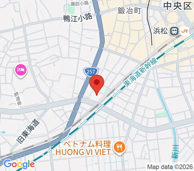 浜松市福祉交流センターの地図