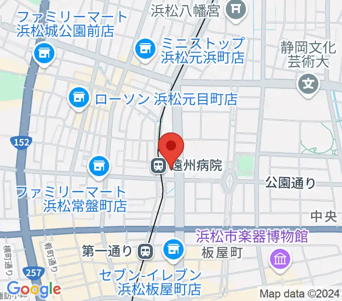 クリエート浜松の地図