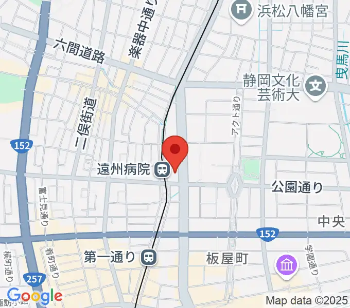 クリエート浜松の地図