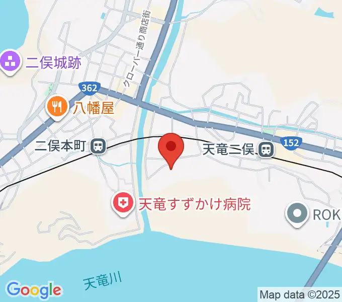 浜松市天竜壬生ホールの地図