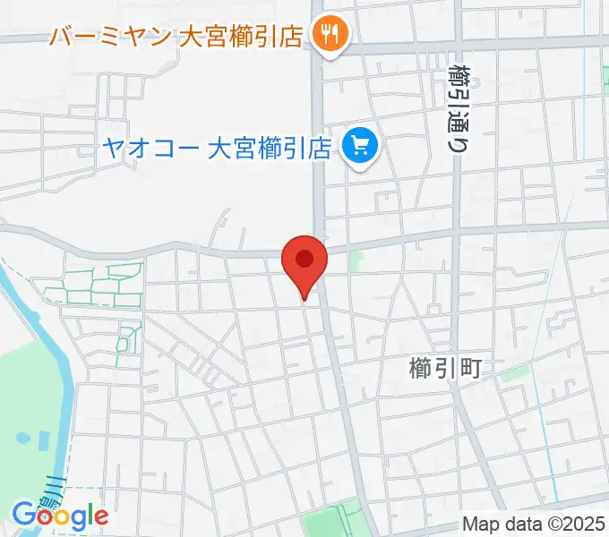 岸音楽教室の地図