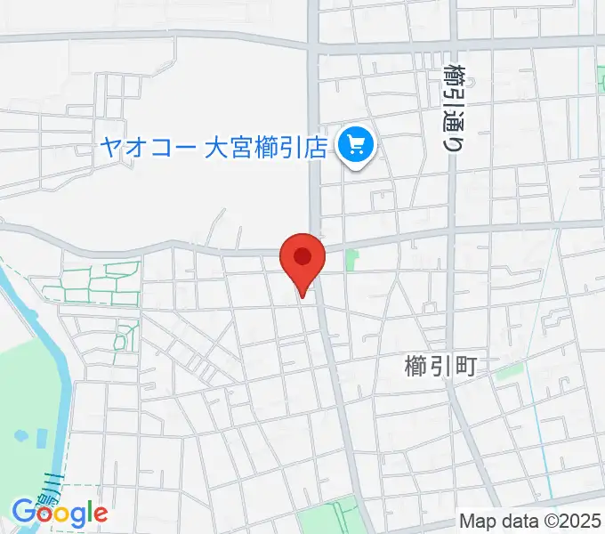 岸音楽教室の地図