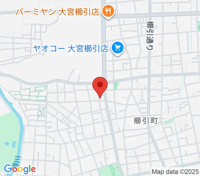 岸音楽教室の地図
