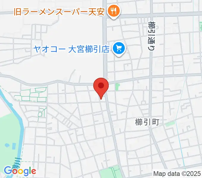 岸音楽教室の地図
