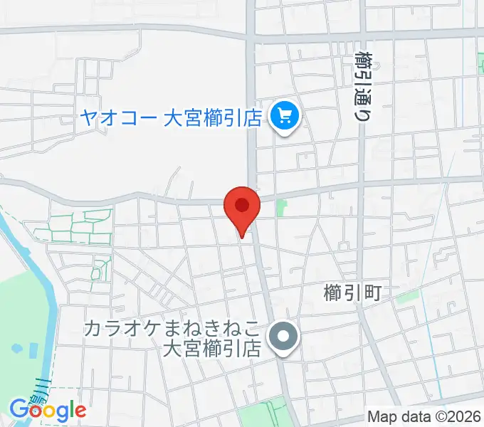 岸音楽教室の地図