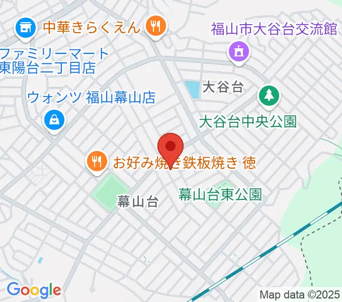 杉原津弥子ギター教室の地図