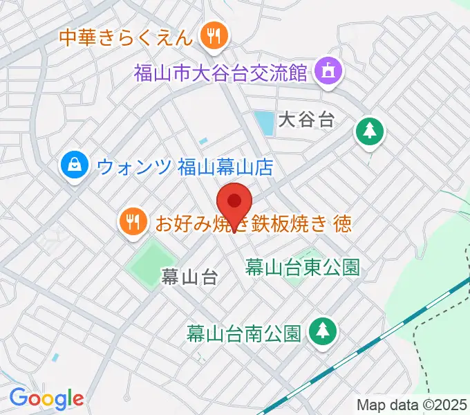 杉原津弥子ギター教室の地図