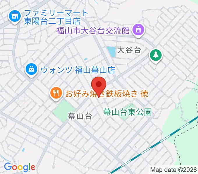 杉原津弥子ギター教室の地図