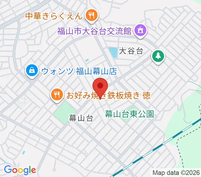 杉原津弥子ギター教室の地図