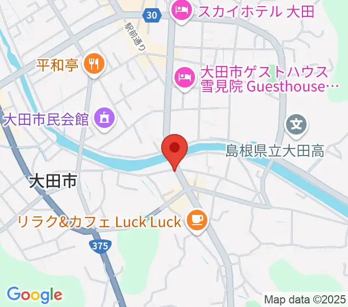 大畑音楽教室の地図