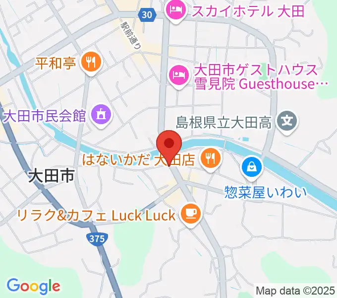 大畑音楽教室の地図