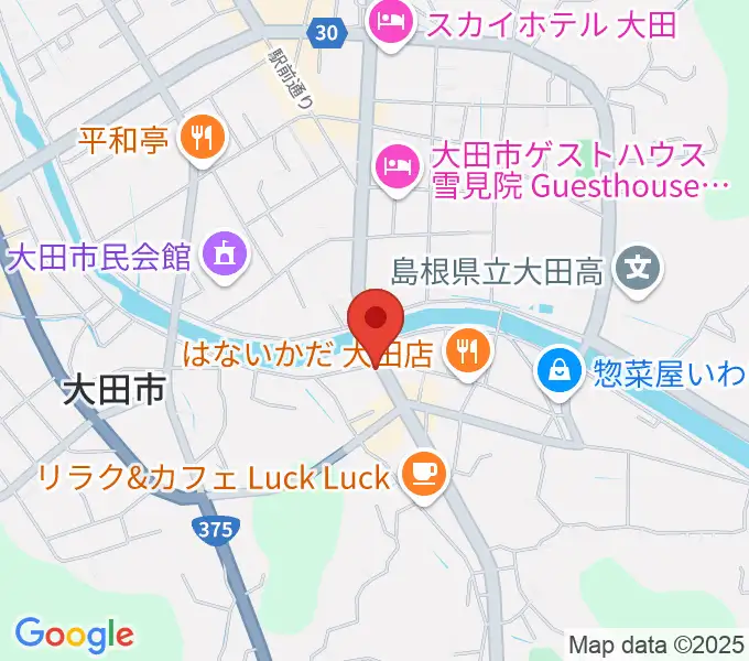 大畑音楽教室の地図