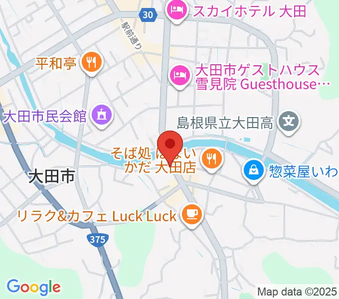 大畑音楽教室の地図
