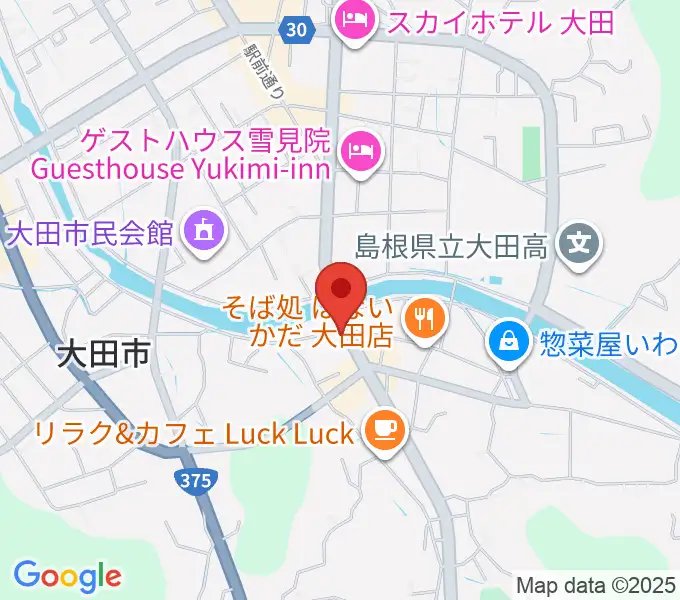 大畑音楽教室の地図
