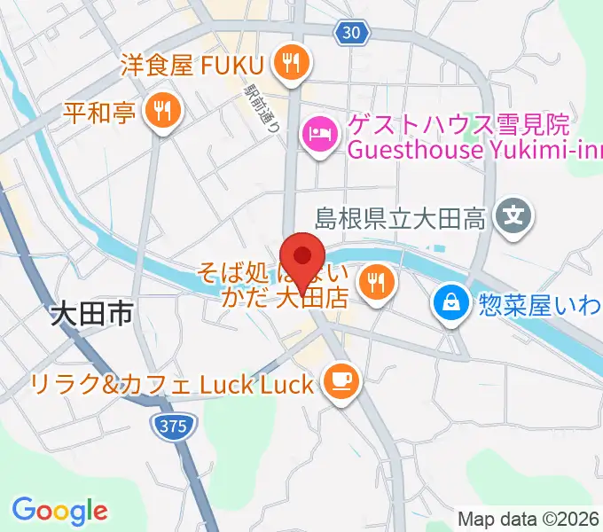 大畑音楽教室の地図