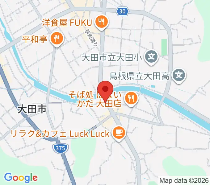 大畑音楽教室の地図