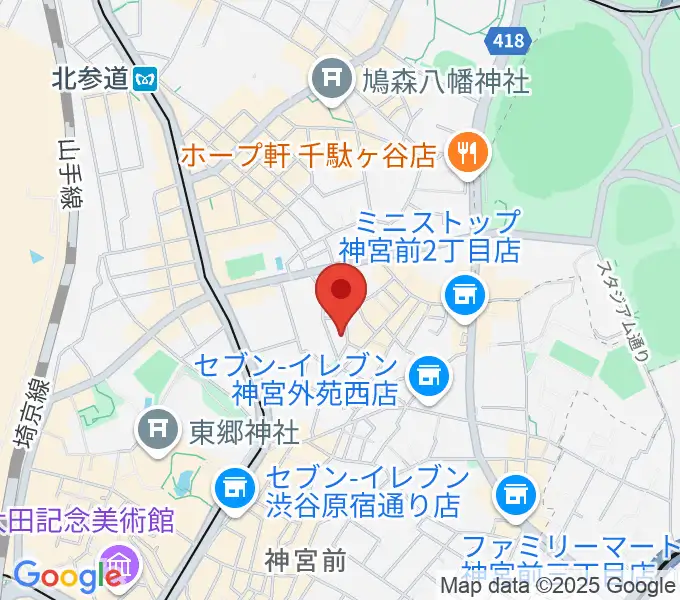 STUDIO SHANGRI-LAの地図