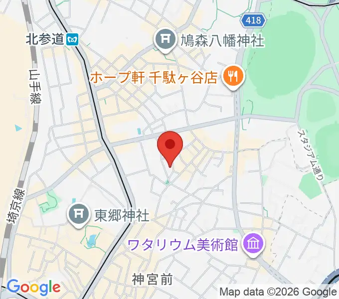 STUDIO SHANGRI-LAの地図