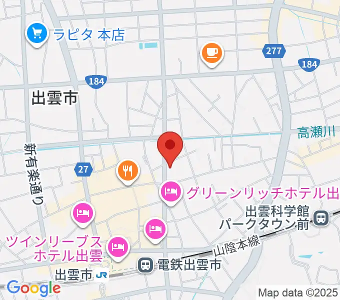 アツタ音楽教室 今市センター教室の地図