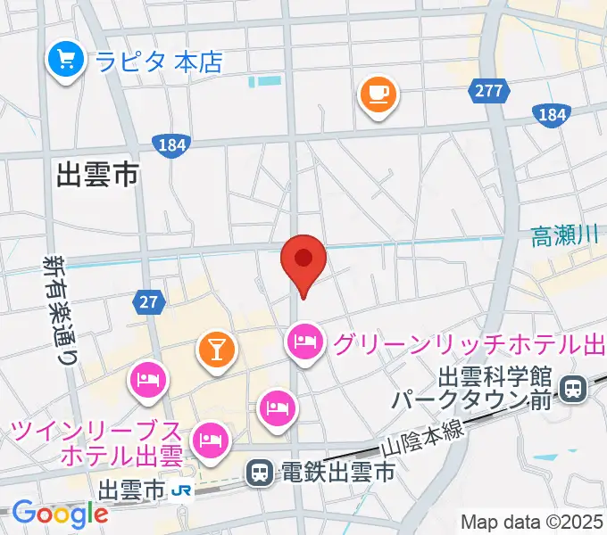アツタ音楽教室 今市センター教室の地図
