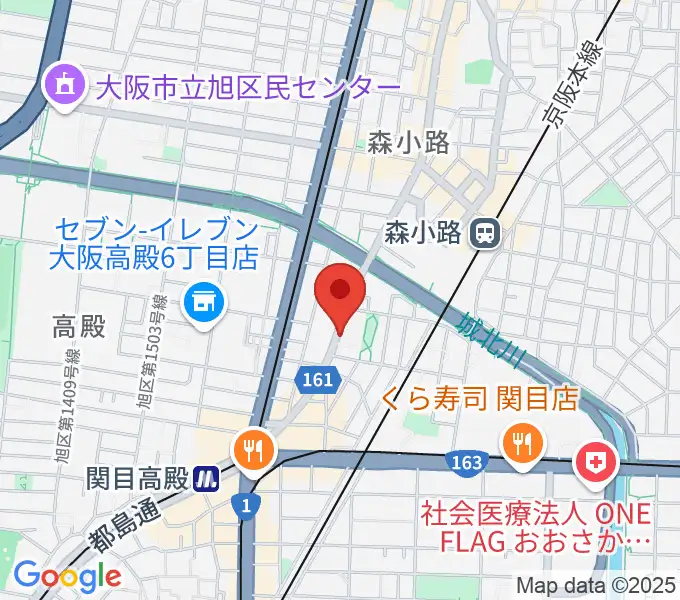 TEN-ON音楽教室の地図