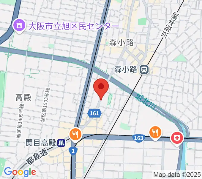 TEN-ON音楽教室の地図