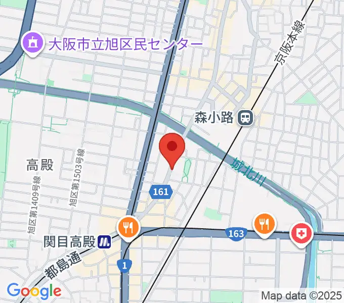 TEN-ON音楽教室の地図