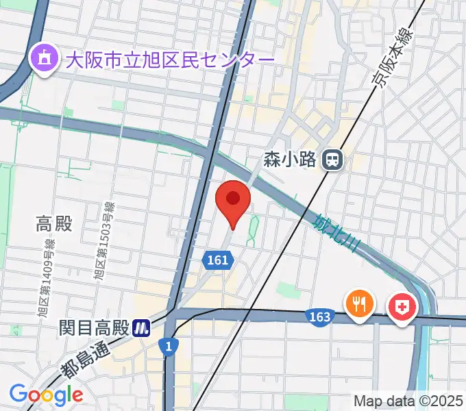 TEN-ON音楽教室の地図