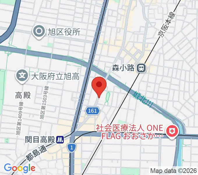 TEN-ON音楽教室の地図
