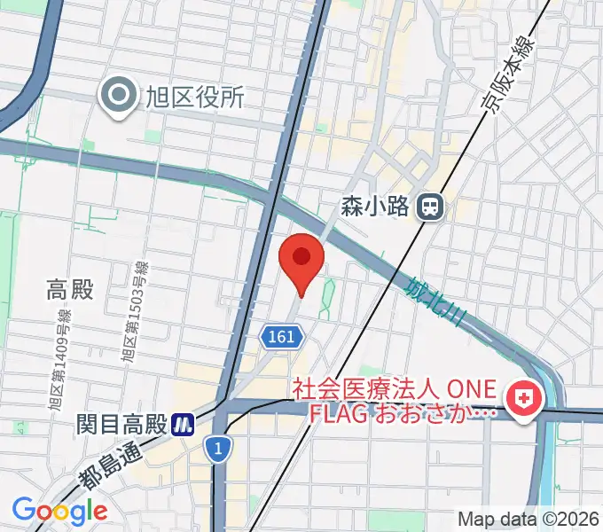 TEN-ON音楽教室の地図