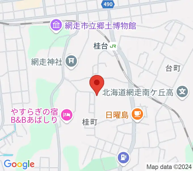 喫茶ちぱしりの地図