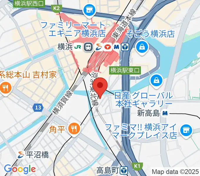 ラ・ジョイアギターアカデミーの地図