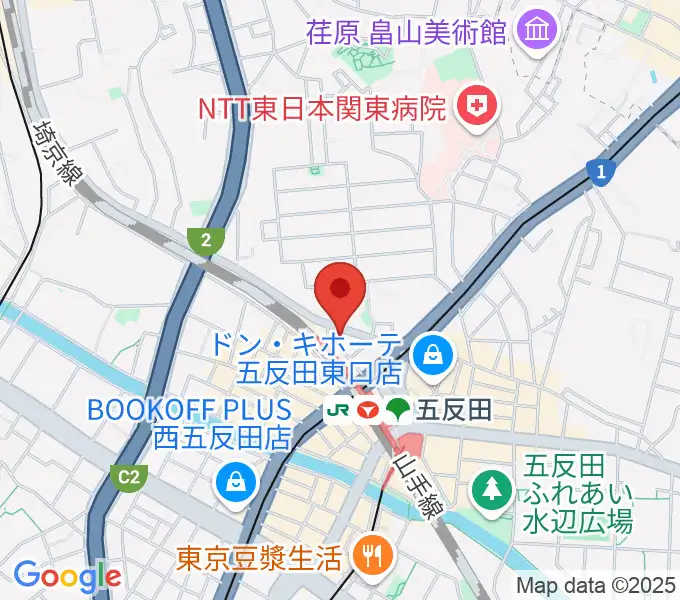 佐野ギター教室の地図