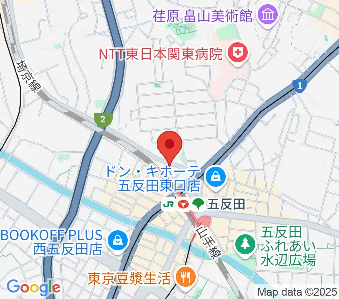 佐野ギター教室の地図