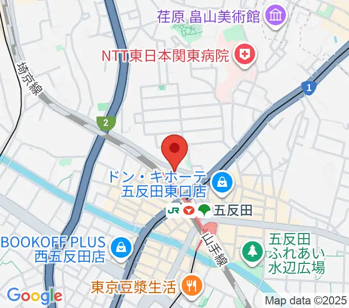 佐野ギター教室の地図