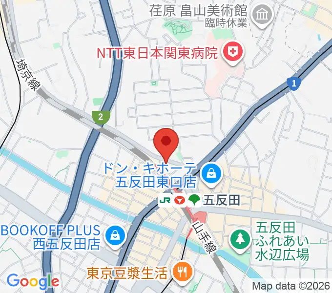 佐野ギター教室の地図