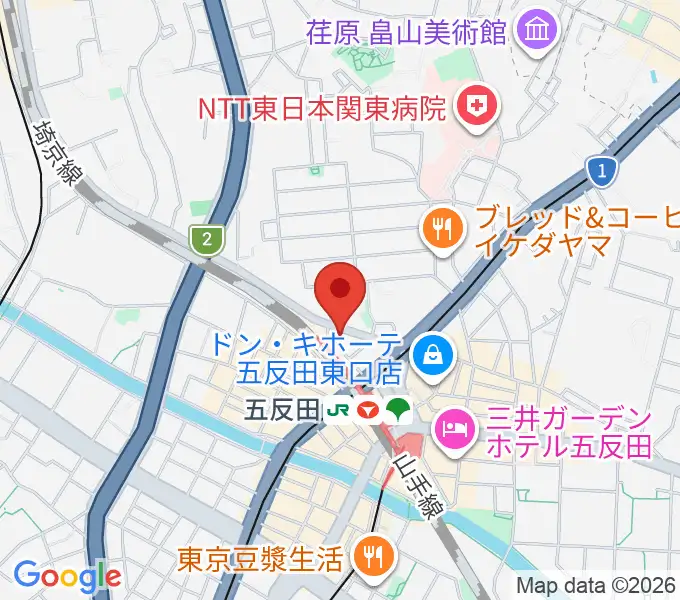 佐野ギター教室の地図