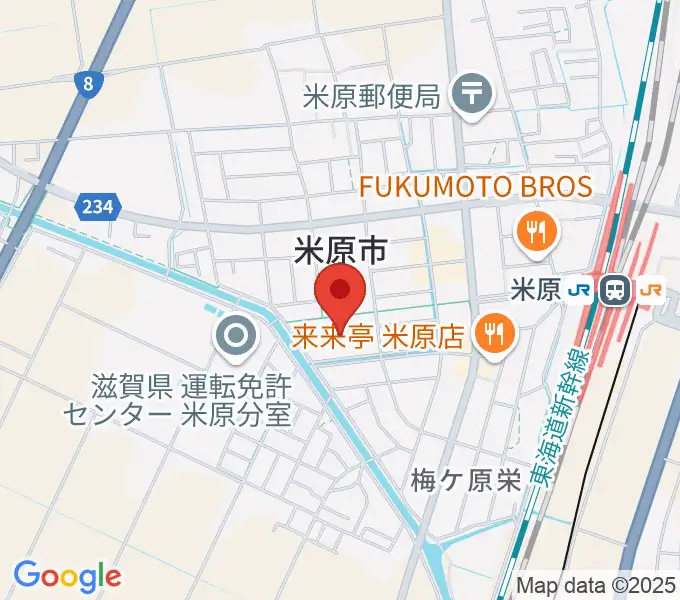滋賀県立文化産業交流会館の地図