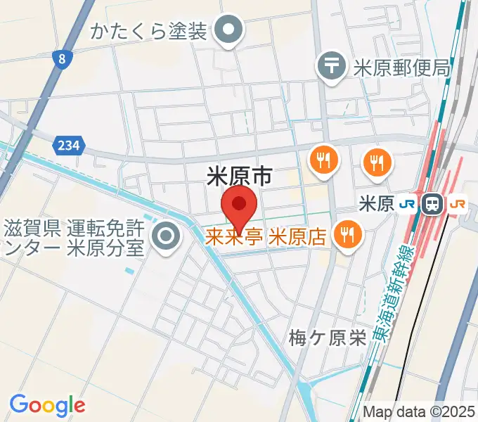 滋賀県立文化産業交流会館の地図