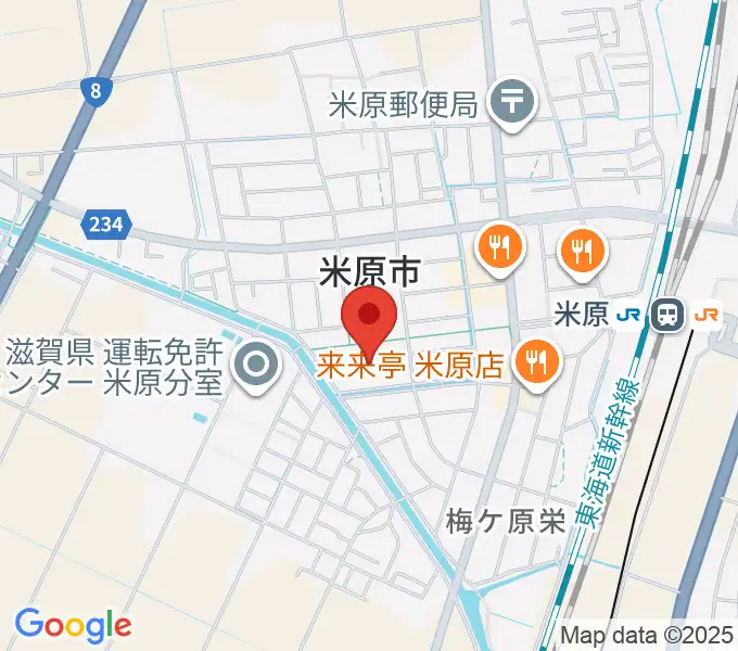 滋賀県立文化産業交流会館の地図