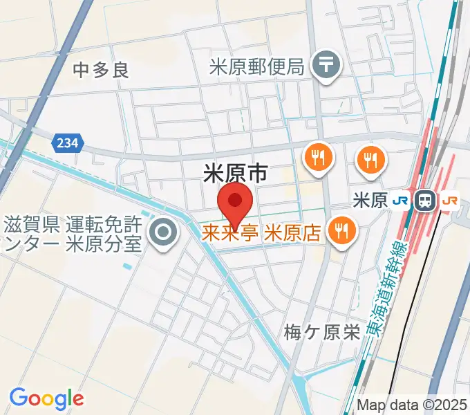 滋賀県立文化産業交流会館の地図