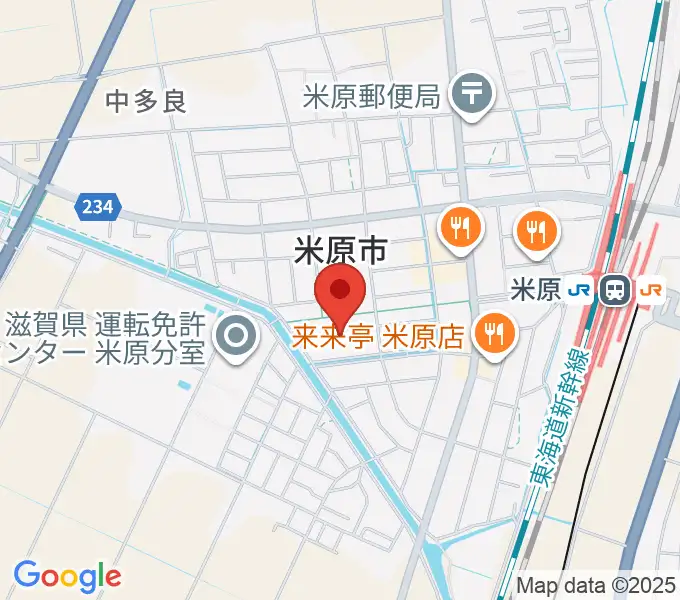 滋賀県立文化産業交流会館の地図