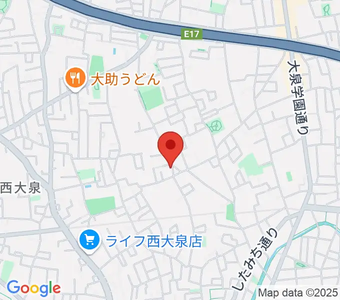 吉田光三ギター教室 大泉学園教室の地図