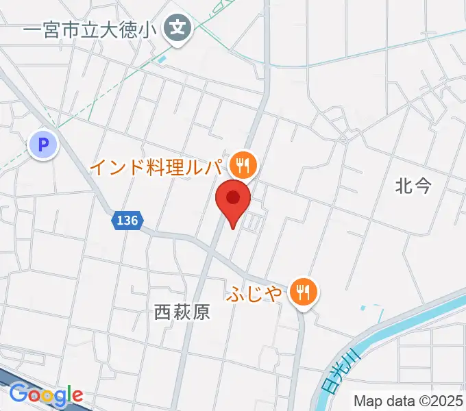 ピアノの楽園の地図