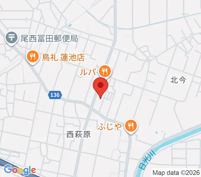 ピアノの楽園の地図