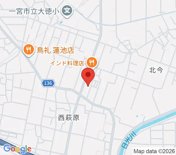 ピアノの楽園の地図